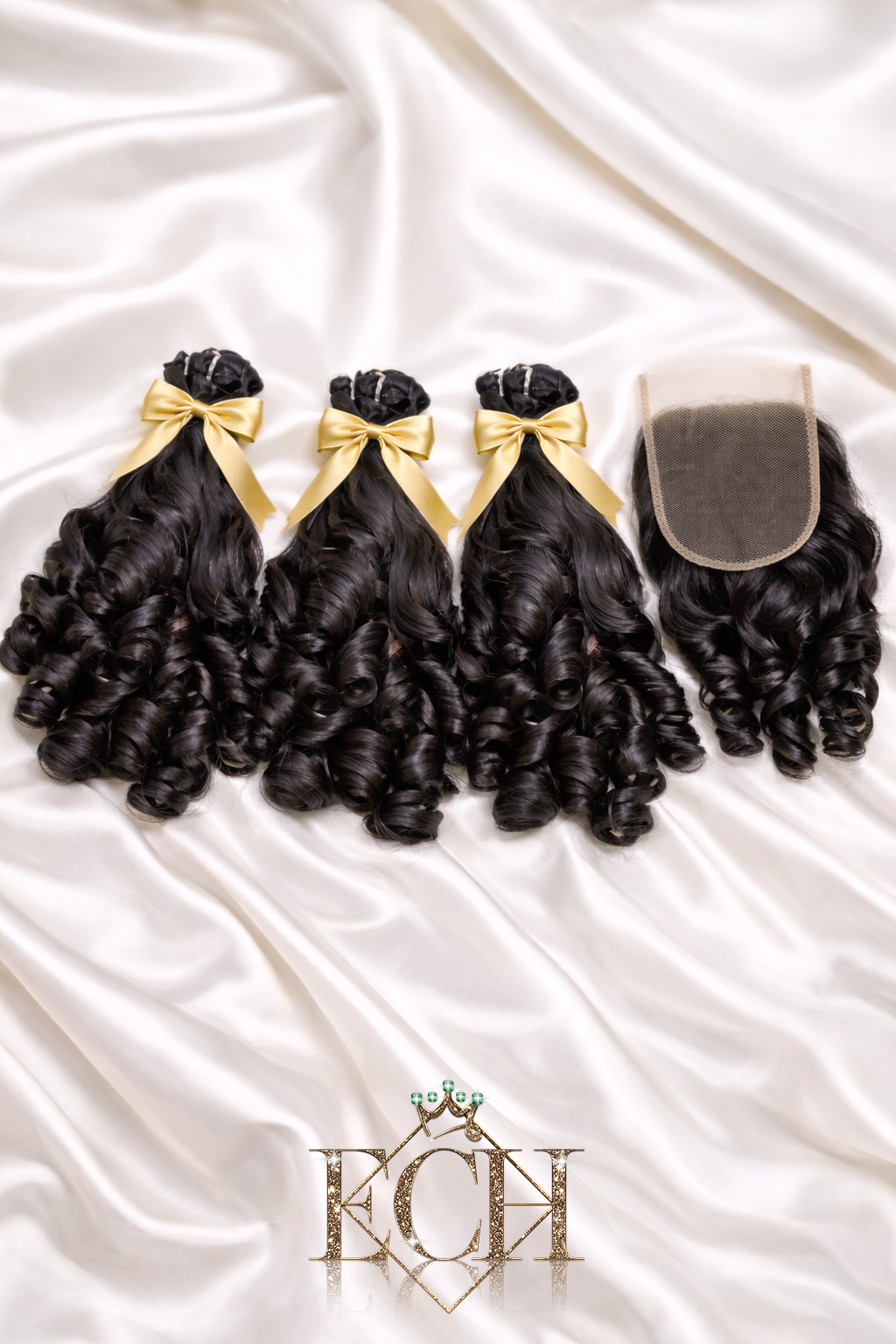 Opulence Bouncy Curly Closure – Raw Vietnamese Hair