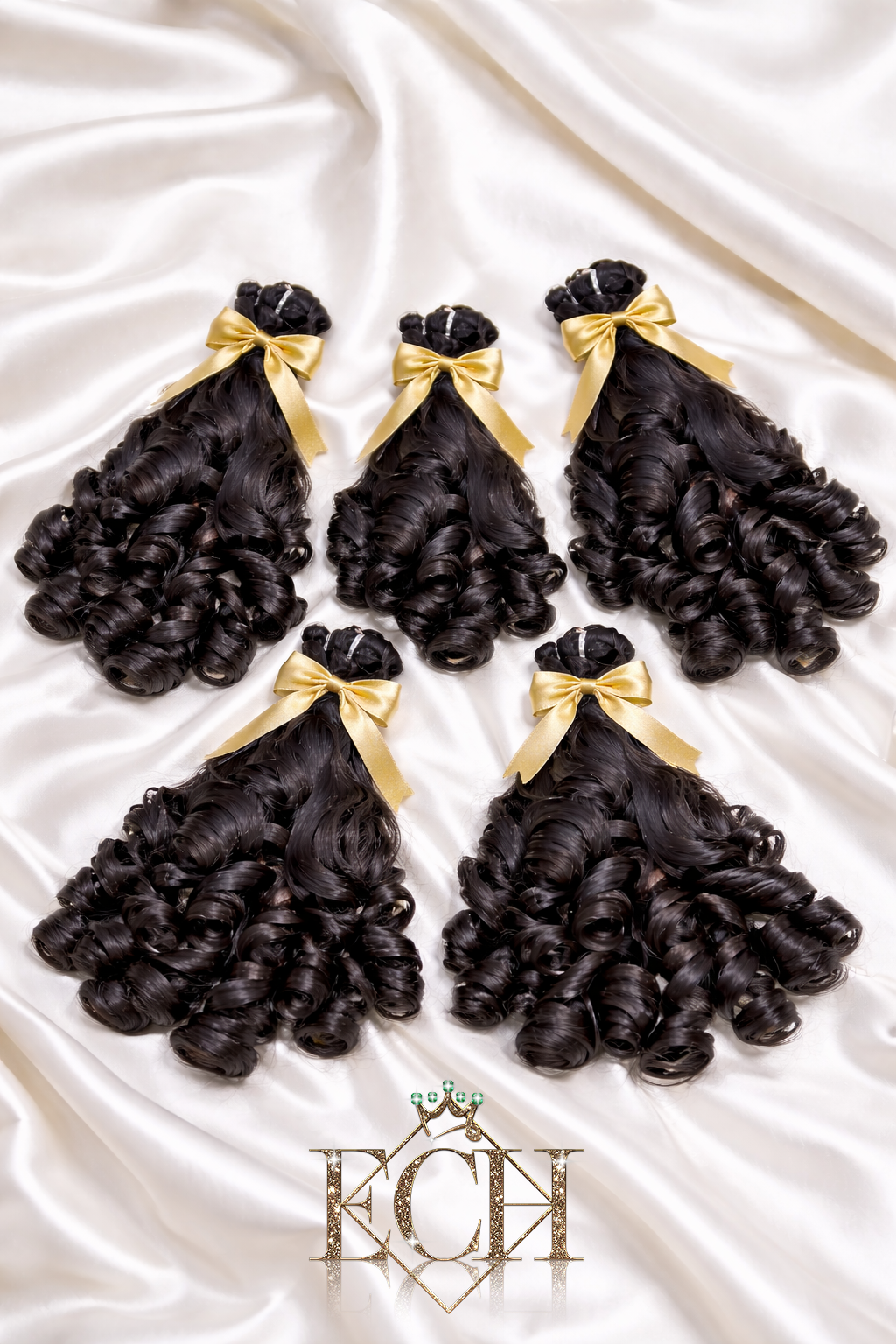 Opulence Bouncy Curly – Super Double Drawn Raw Vietnamese Hair Bundles