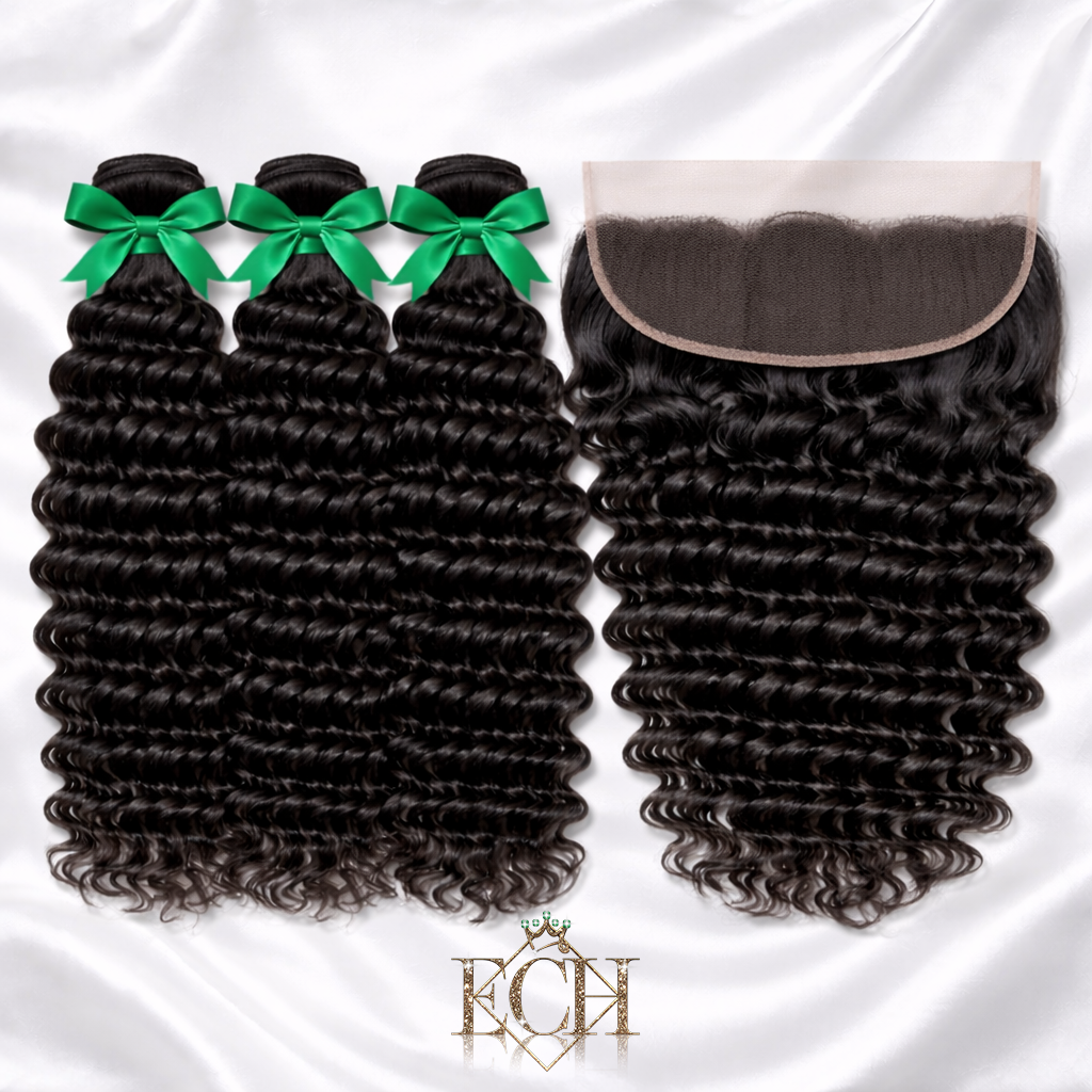 Deep Wave Frontals — Premium Virgin Hair