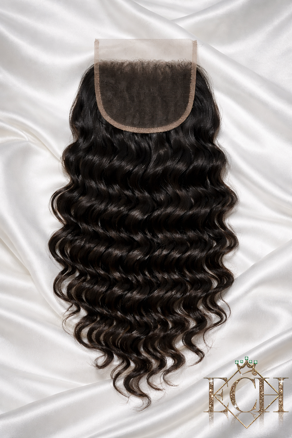Deep Wave Closures — Premium Virgin Hair