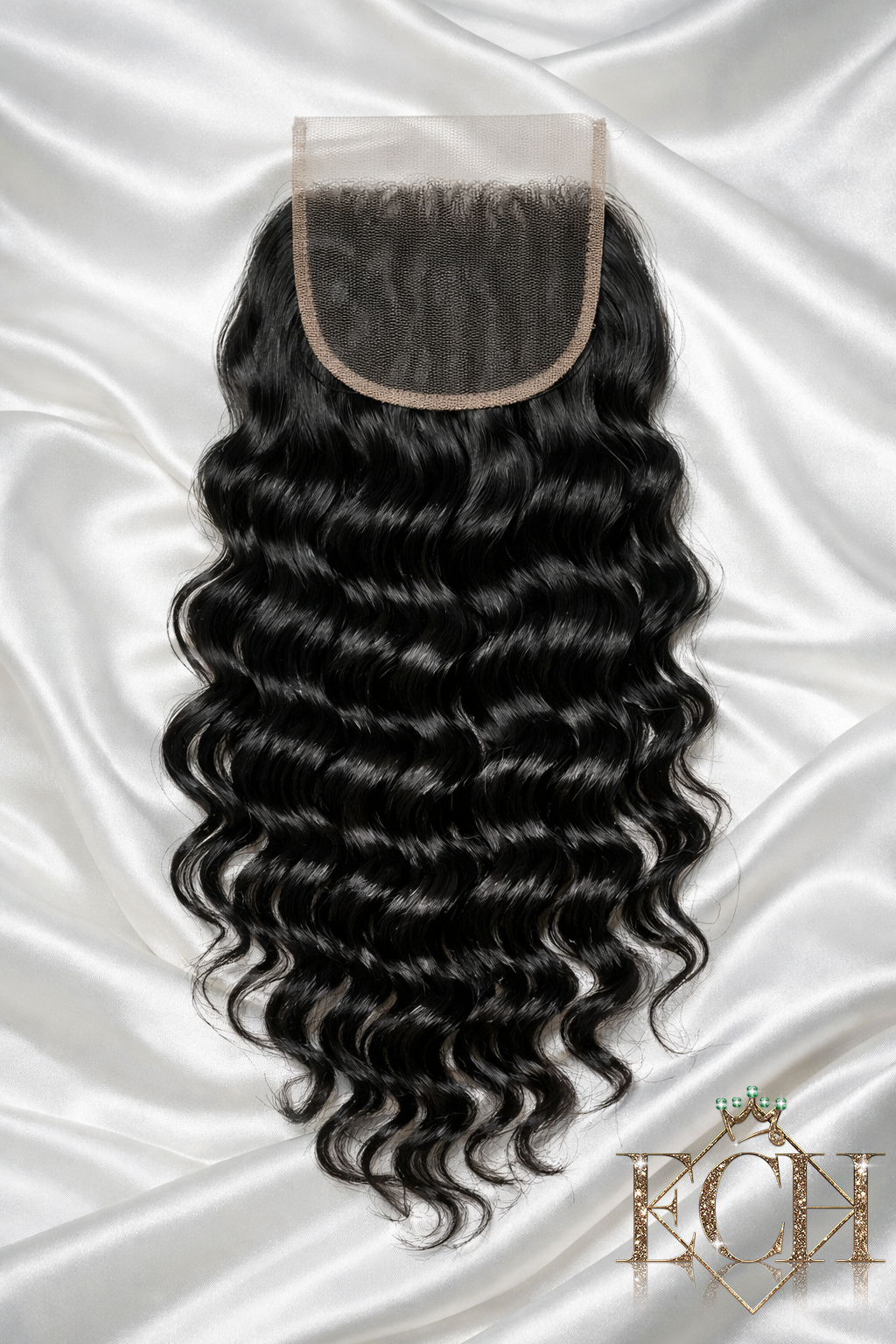 Deep Wave Closures — Premium Virgin Hair
