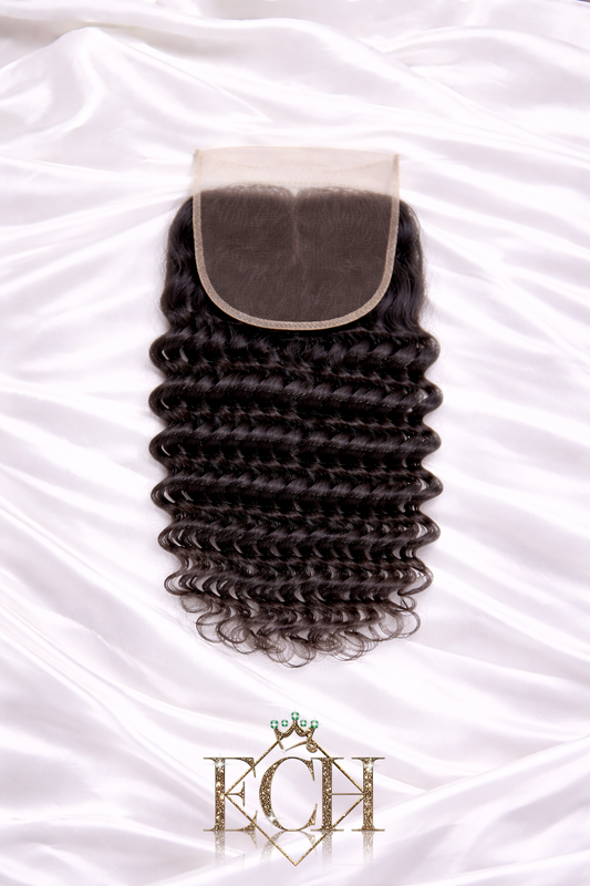 Opulence Deep Wave Closure – Raw Vietnamese Hair