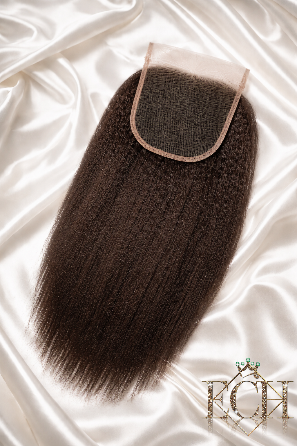 Kinky Straight Closure – Premium Virgin Hair