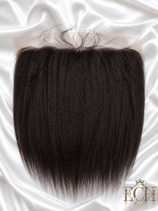 Kinky Straight Frontal – Premium Virgin Hair