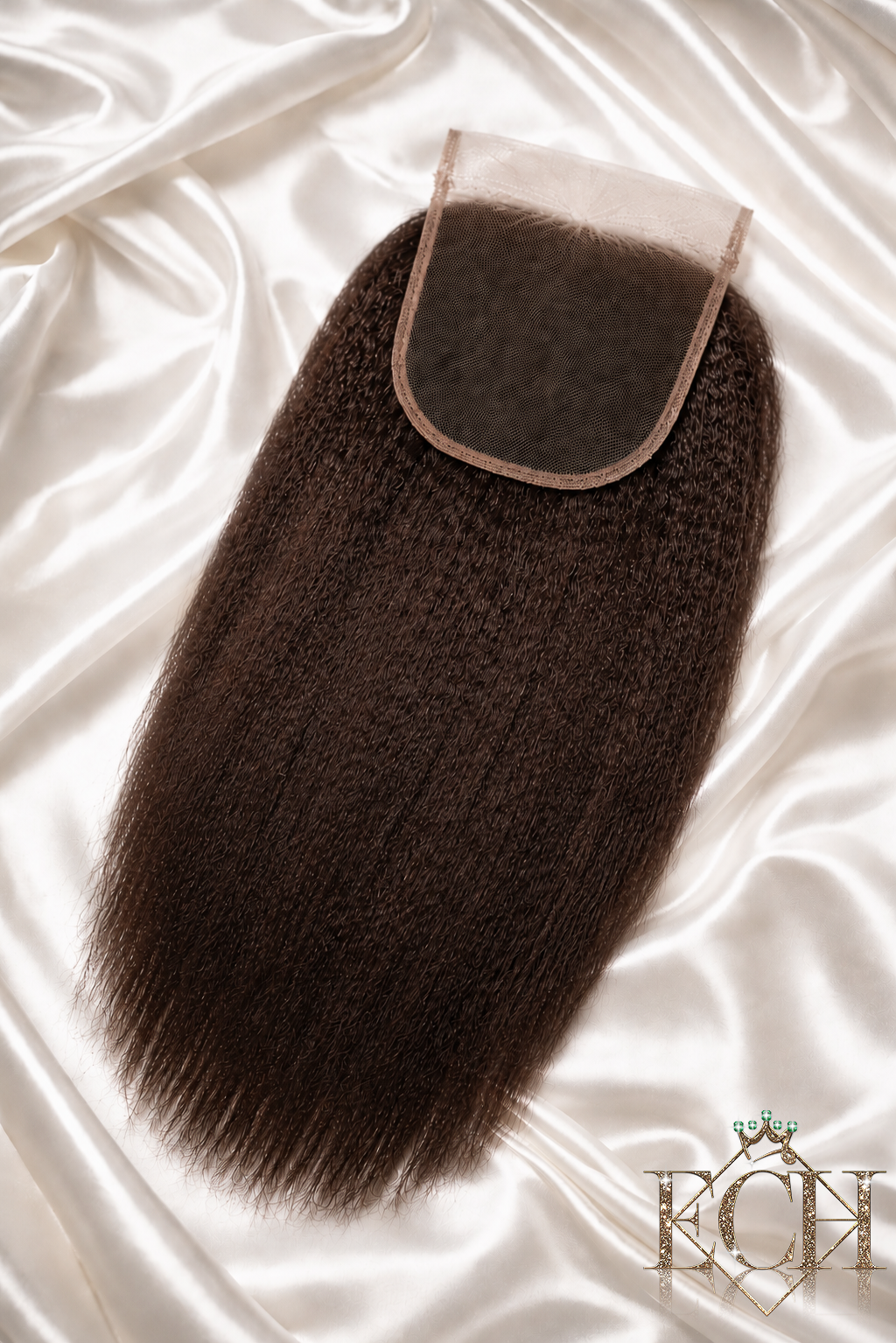 Kinky Straight Closure – Premium Virgin Hair