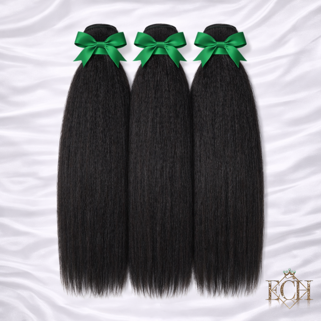 Kinky Straight Bundles – Premium Virgin Hair Extensions