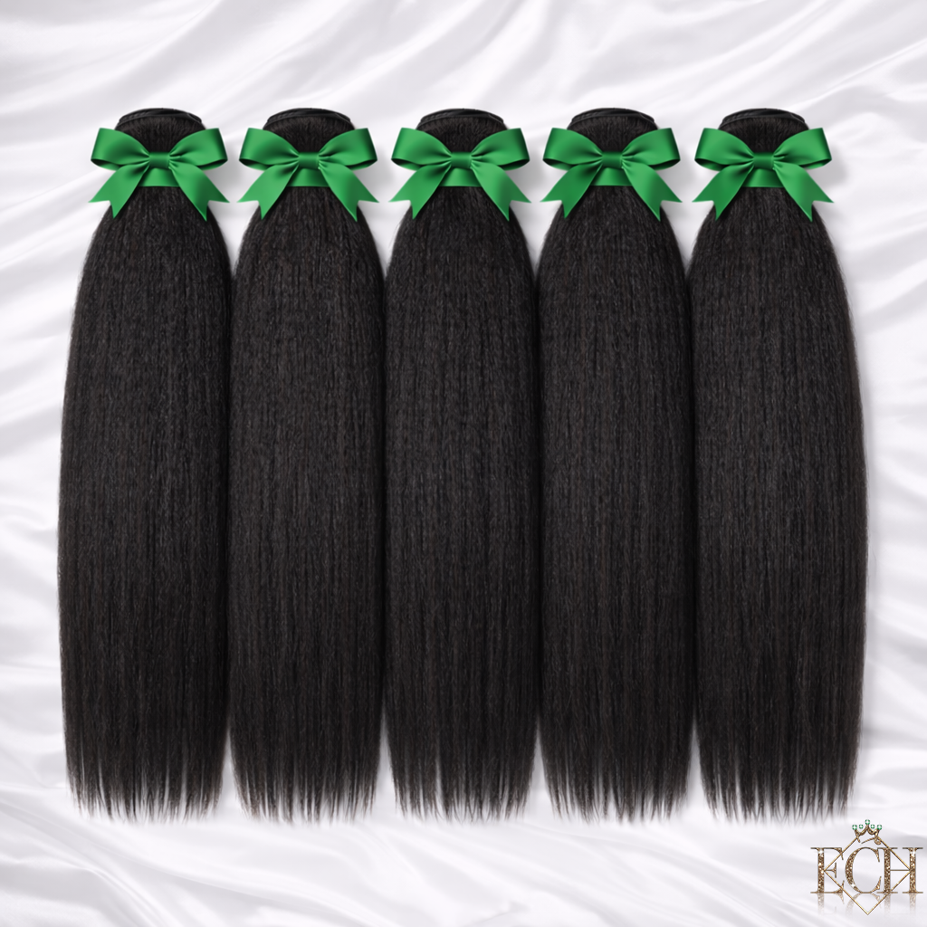 Kinky Straight Bundles – Premium Virgin Hair Extensions