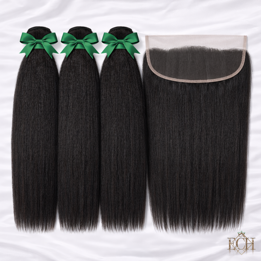Kinky Straight Bundles – Premium Virgin Hair Extensions