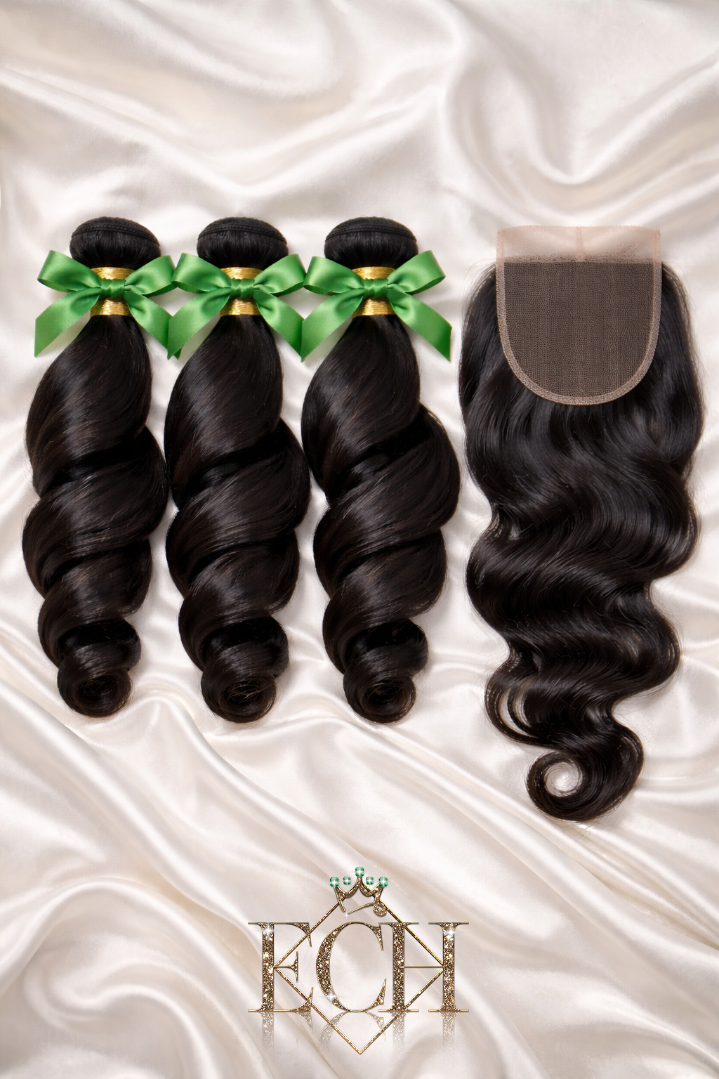 Loose Wave Closures — Premium Virgin Hair
