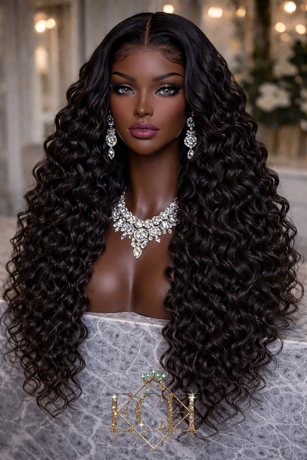 Pineapple Wave Transparent Lace Wig