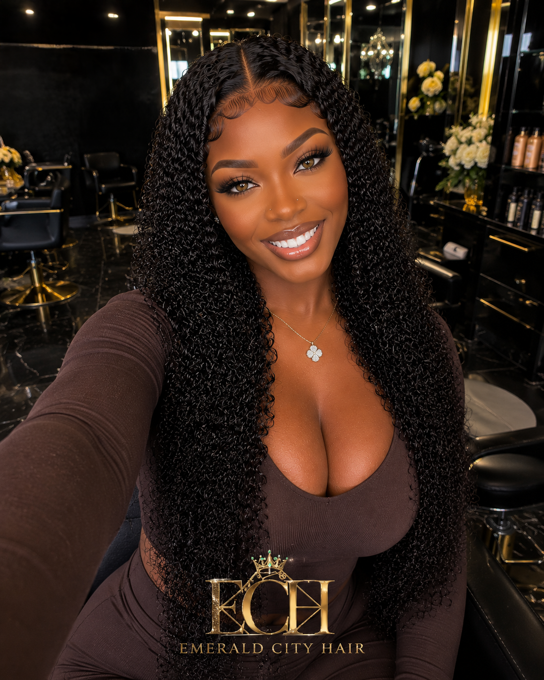 Pixie Curl Transparent Lace Wig