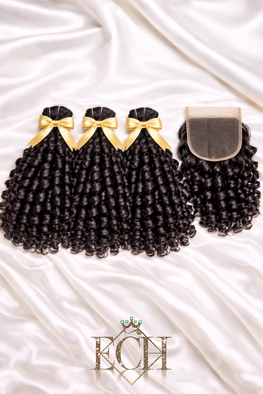 Opulence Twist Curl Closure – Raw Vietnamese Hair