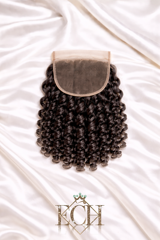 Opulence Twist Curl Closure – Raw Vietnamese Hair